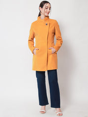 Beatnik Mustard Three Button  Womens Blazers