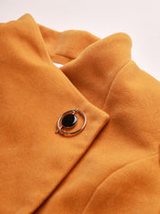 Beatnik Mustard Three Button  Womens Blazers