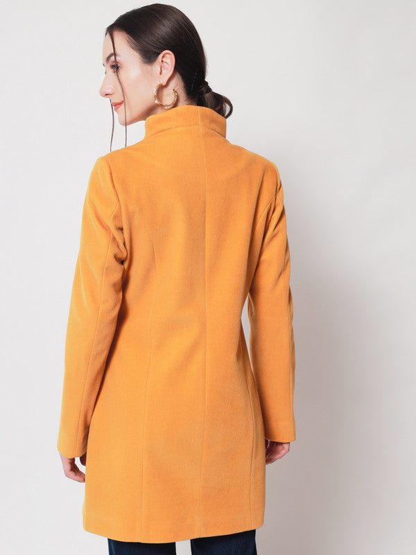 Beatnik Mustard Three Button  Womens Blazers