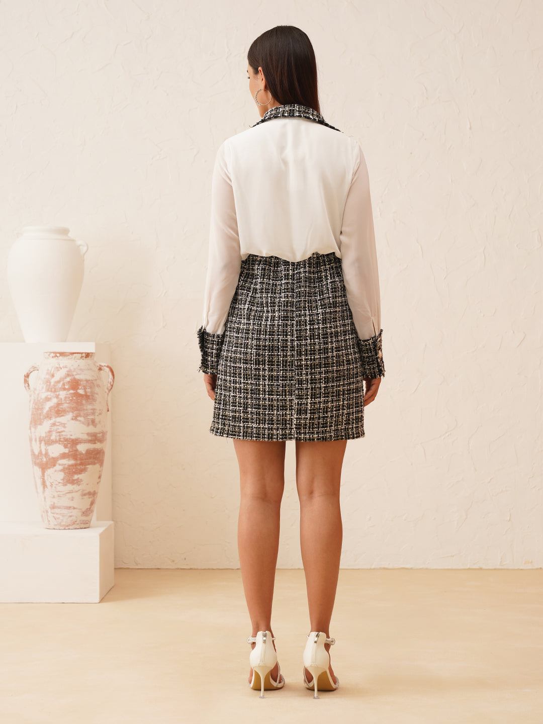 Beatnik Shift Mini Cut & Sew Womens Dresses