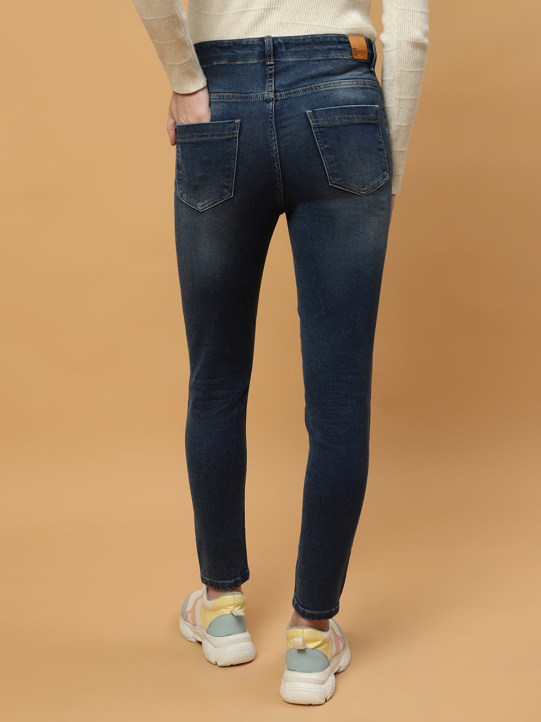 Beatnik Casual Wear Stretchable High-Rise Denim Jeans