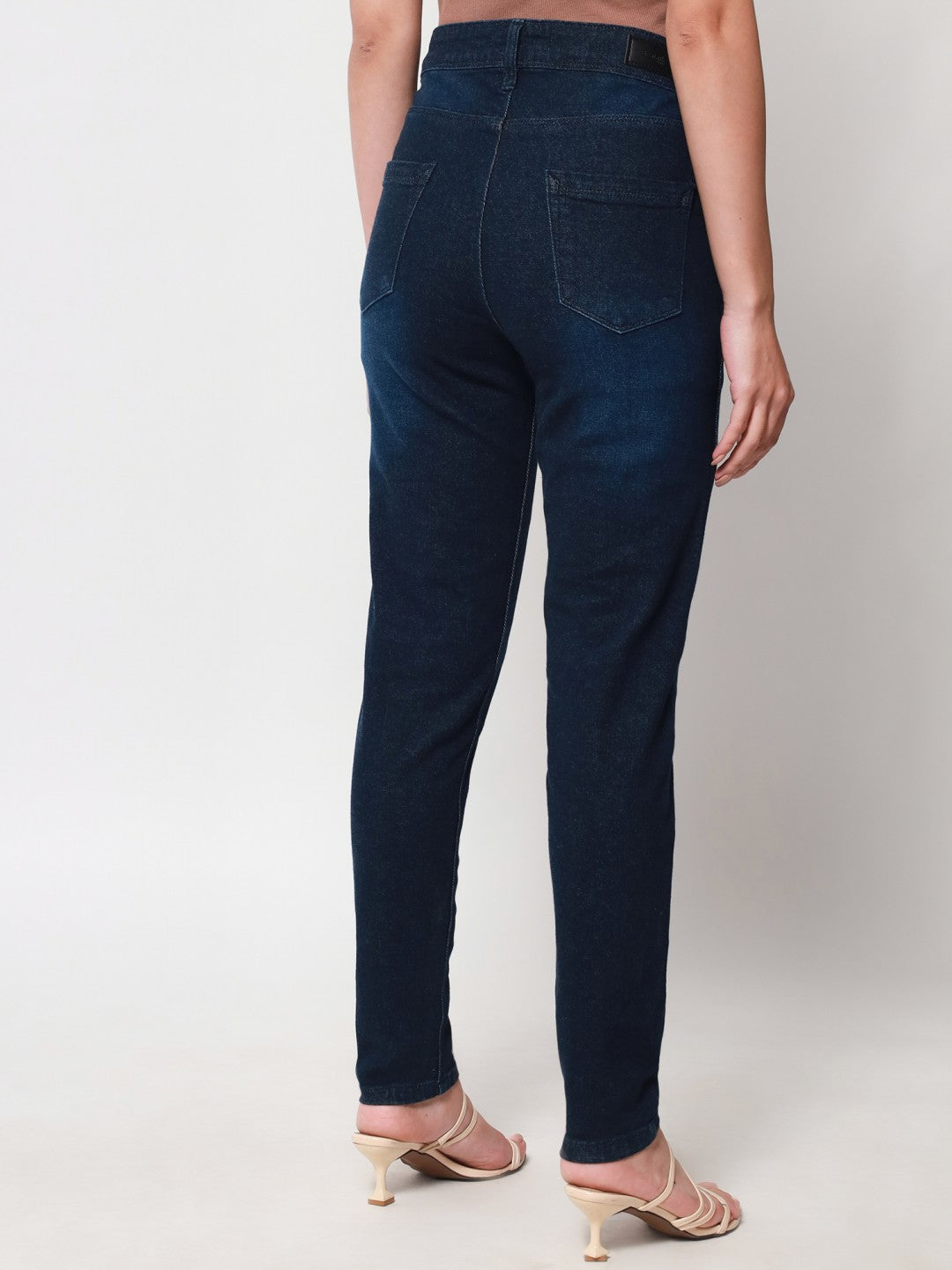 Beatnik Dark Blue Stretchable Slim Fit Womens Jeans