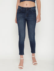 Beatnik Casual Wear High-Rise Stretchable Denim Blue Jeans