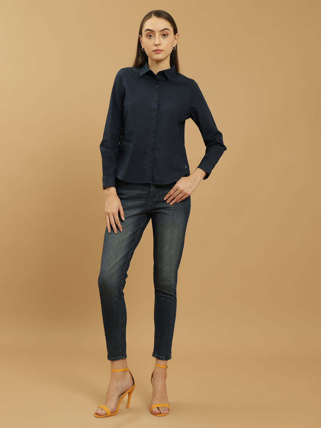 Beatnik Formal Regular Solid Shirt