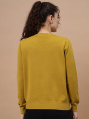 Beatnik Mustard Pull Over Womens Sweaters