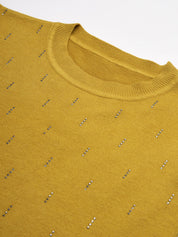 Beatnik Mustard Pull Over Womens Sweaters