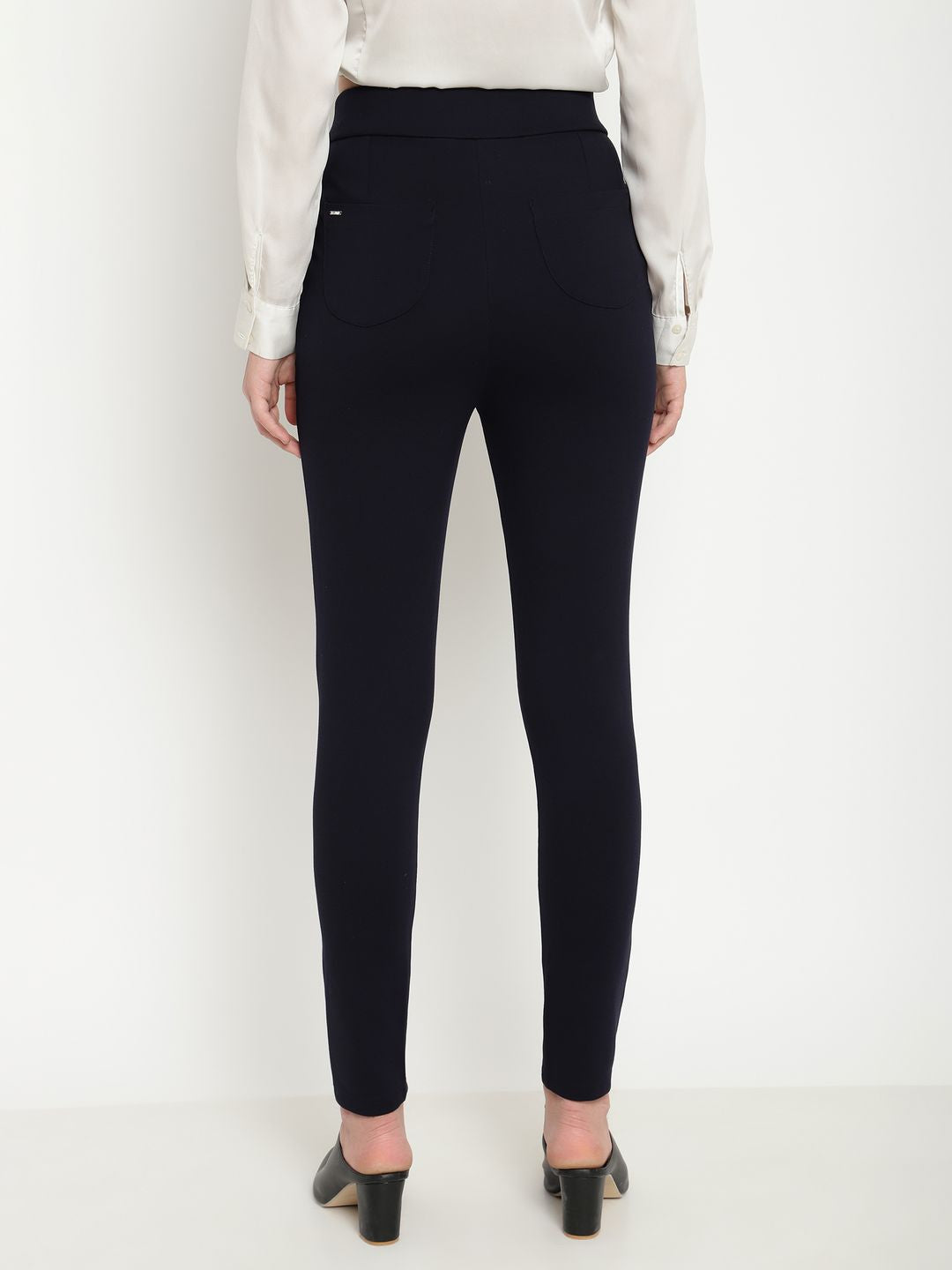 Beatnik-Navy Blue-Slim Fit-Treggings