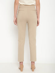 Beatnik Beige Straight Treggings