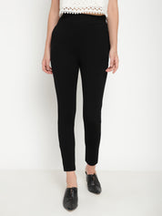 Beatnik Black Slim Fitted Womens Treggings