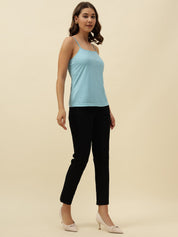 Blue Cami  Off-shoulder Top Beatnik